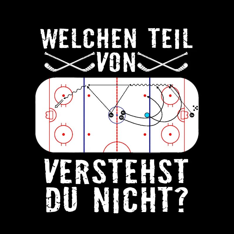 Welchen Teil verstehst du nicht Eishockey Geschenk