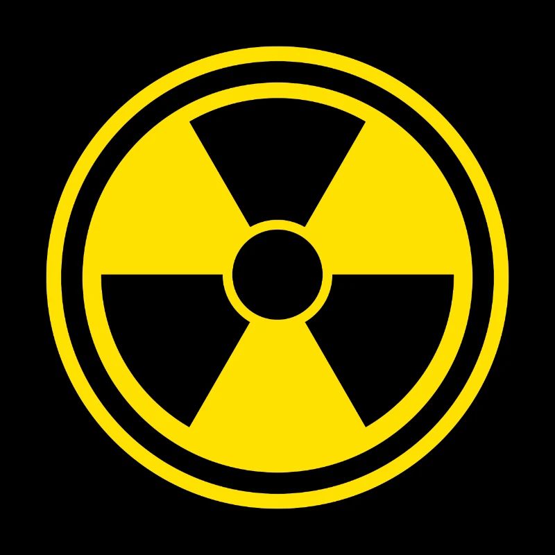 Warnschild Nuclear