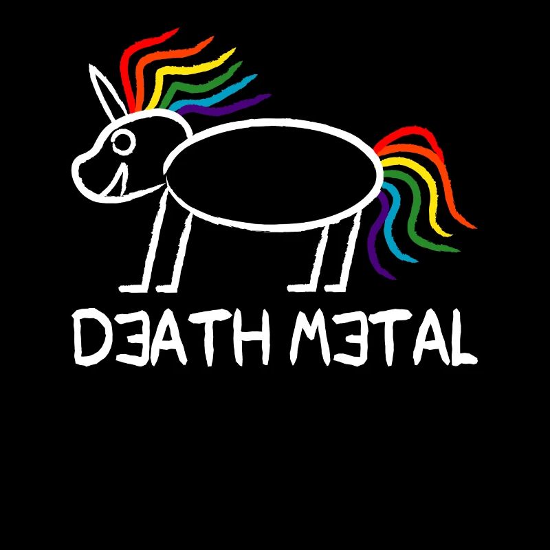 Death Metal Einhorn