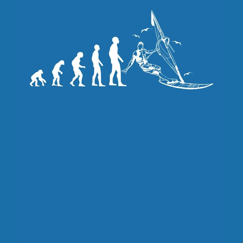Evolution Wind Surfing en blanc, planche à voile