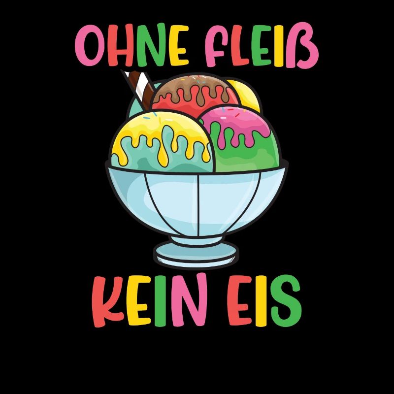 Eis, Eisliebhaber, Eis Essen Spruch