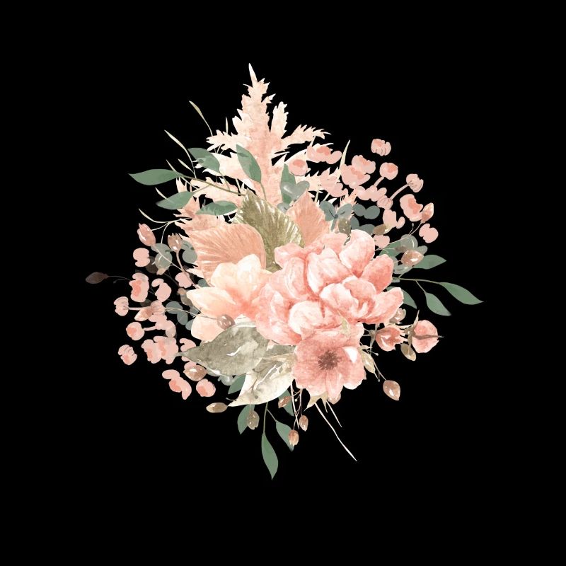 Floral boho style