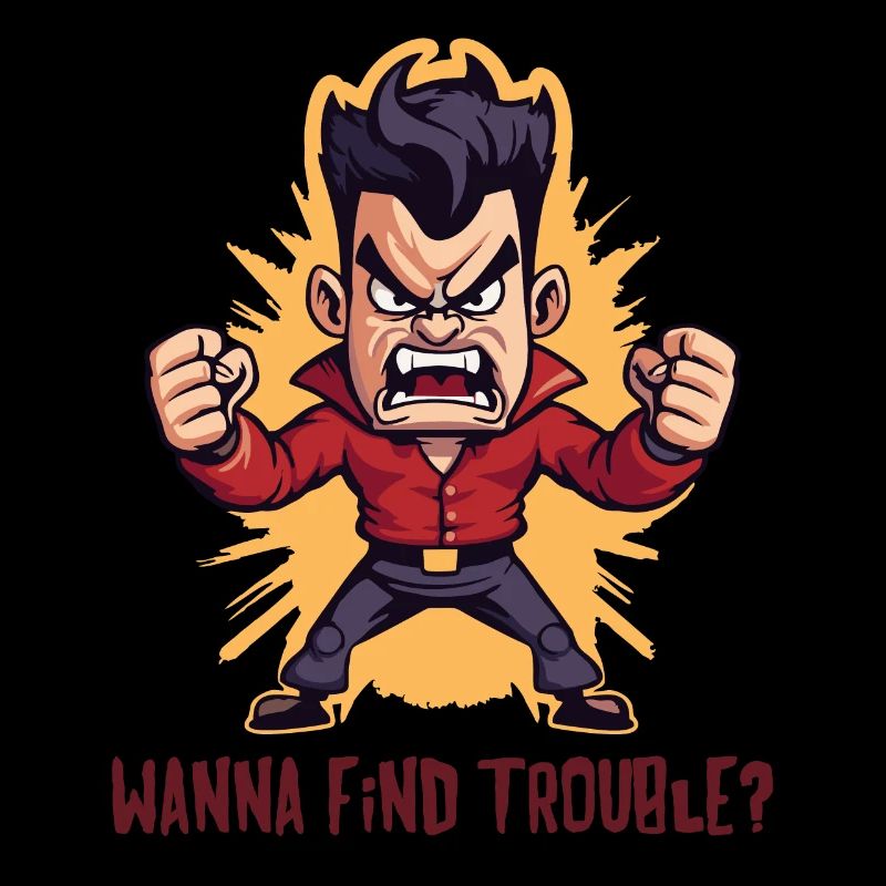 Si vous cherchez des ennuis : Angry Guy