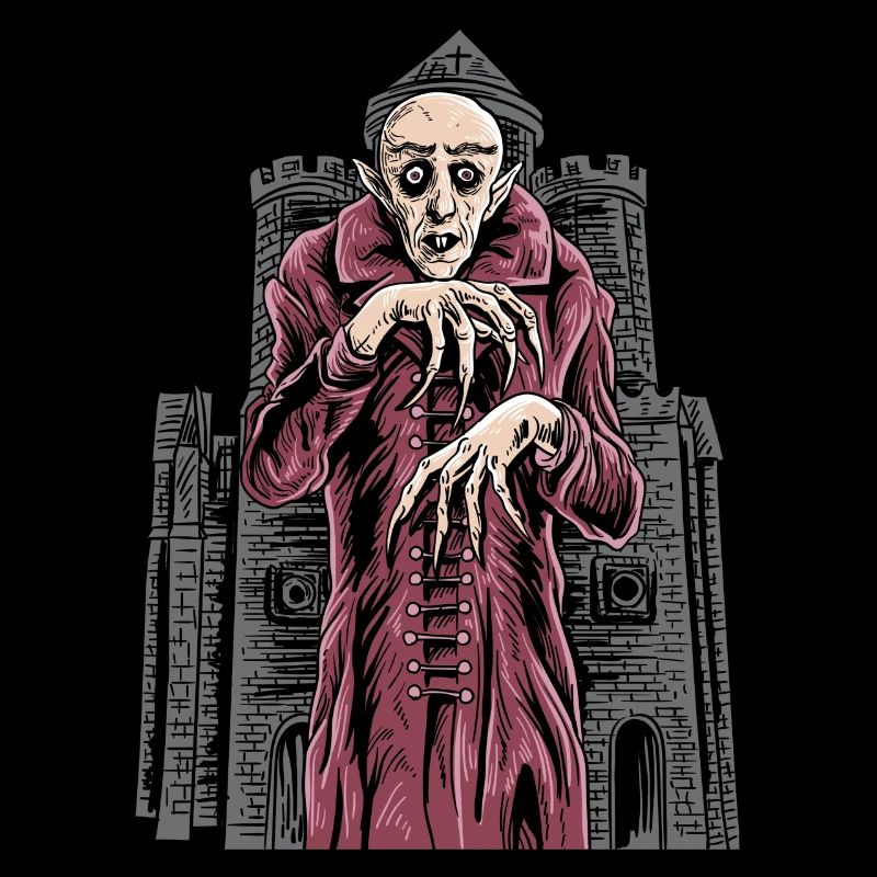 Nosferatu vampire classico horror nero custome