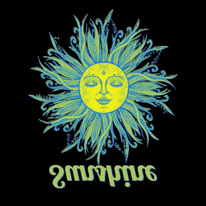 Sunshine Vibes: Lächelnde Sonne im Mandala-Style!