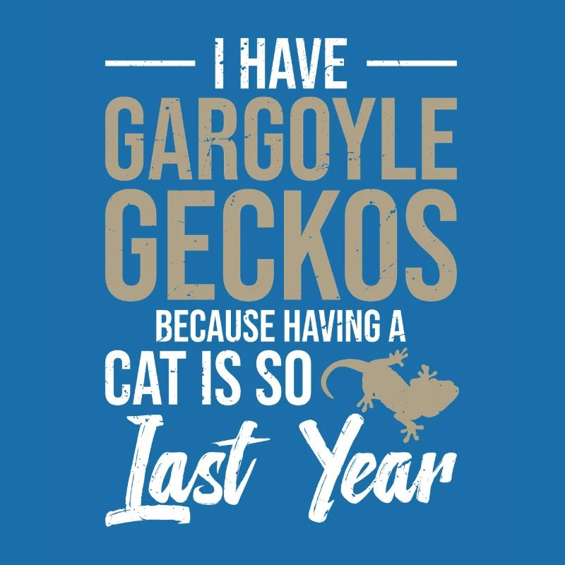 J’ai des geckos gargouilles parce que c’est comme ça, un