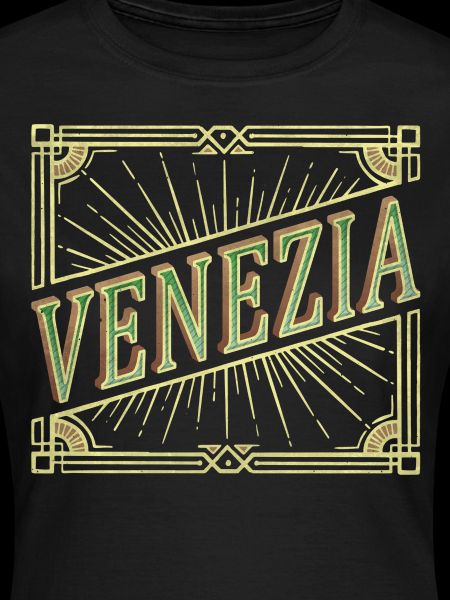 Venice Italy City Font Vintage Retro Antique