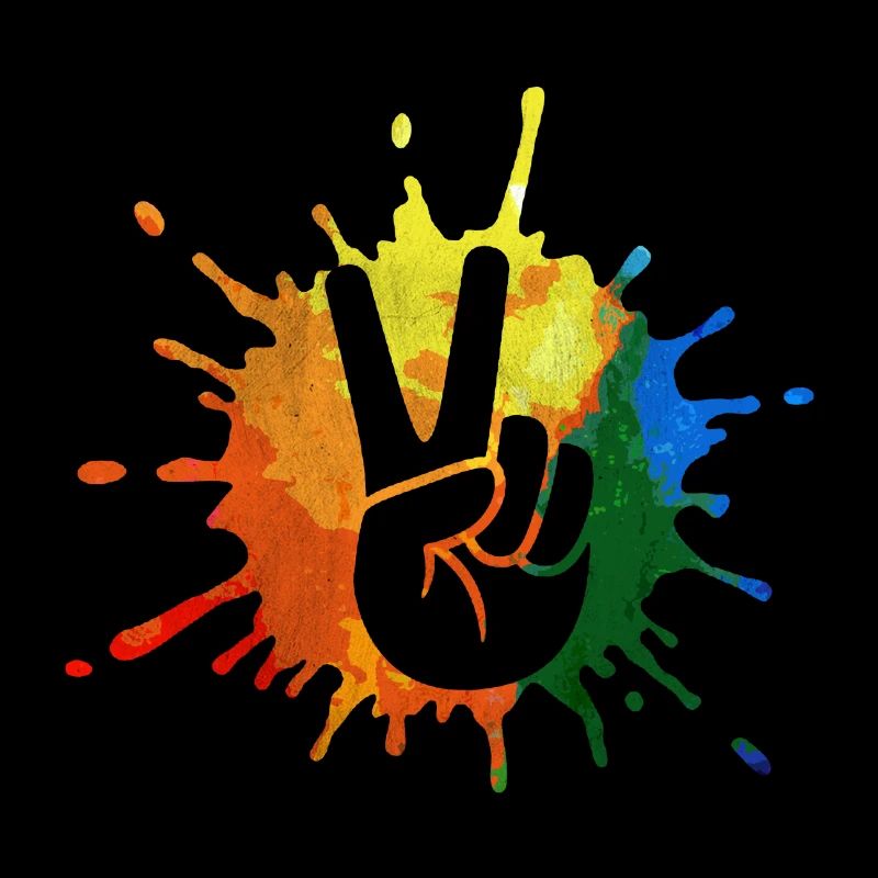 Frieden Friedensbewegung Peace Peacezeichen Hippie