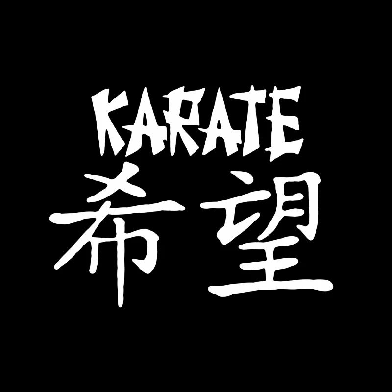 Karate kinesiska tecken gåva mode