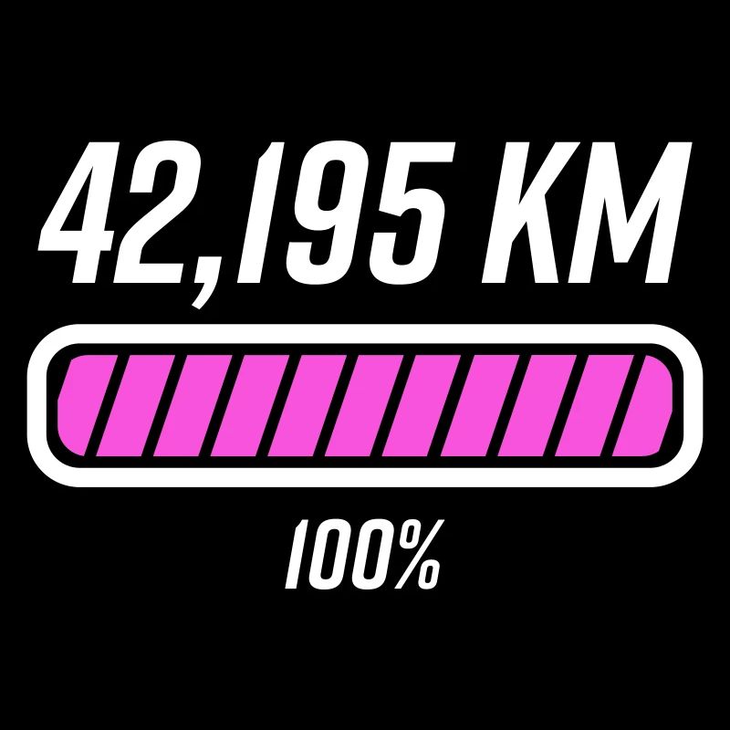 Marathon Marathonläufer Loading Kilometer