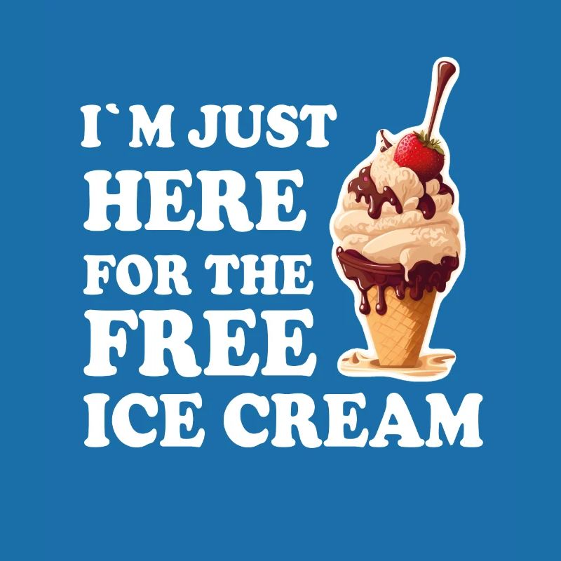 Eis Eiscreme Soft Eis Ich bin wegen dem Eis hier