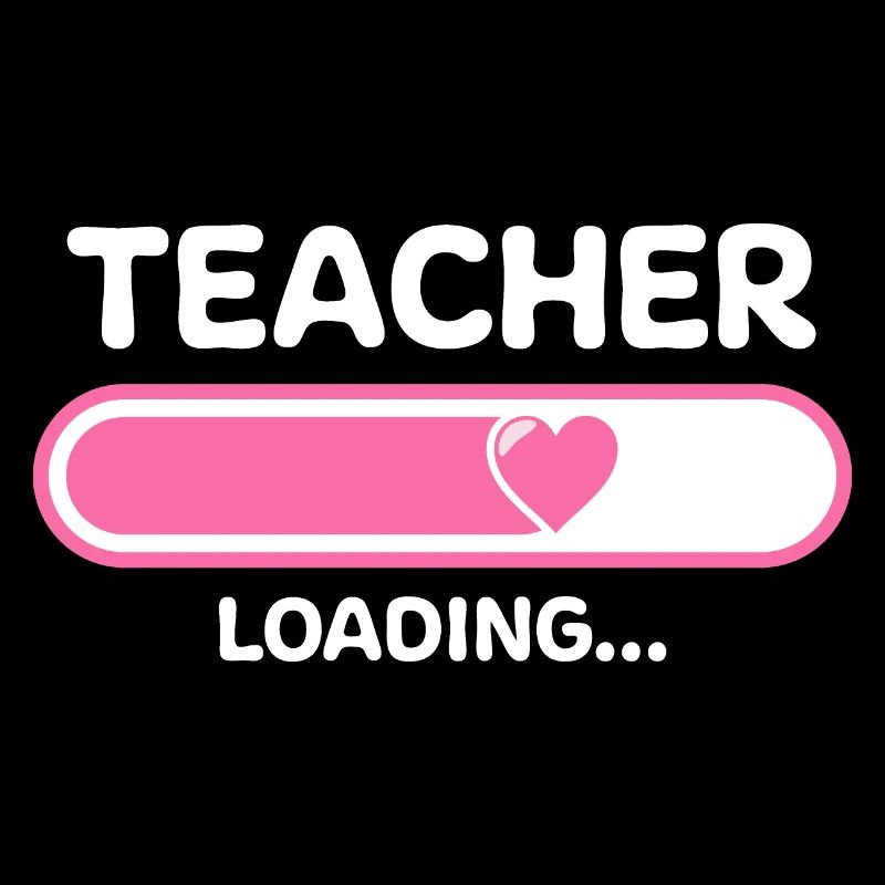 Lehrerin Loading Ladebalken