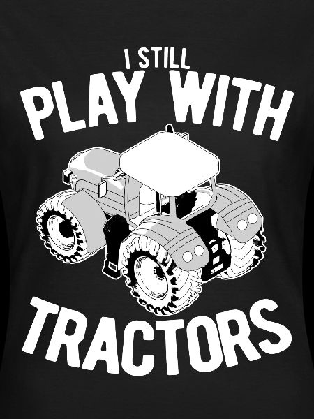 Jeg leger med traktorer - Traktor gave idé