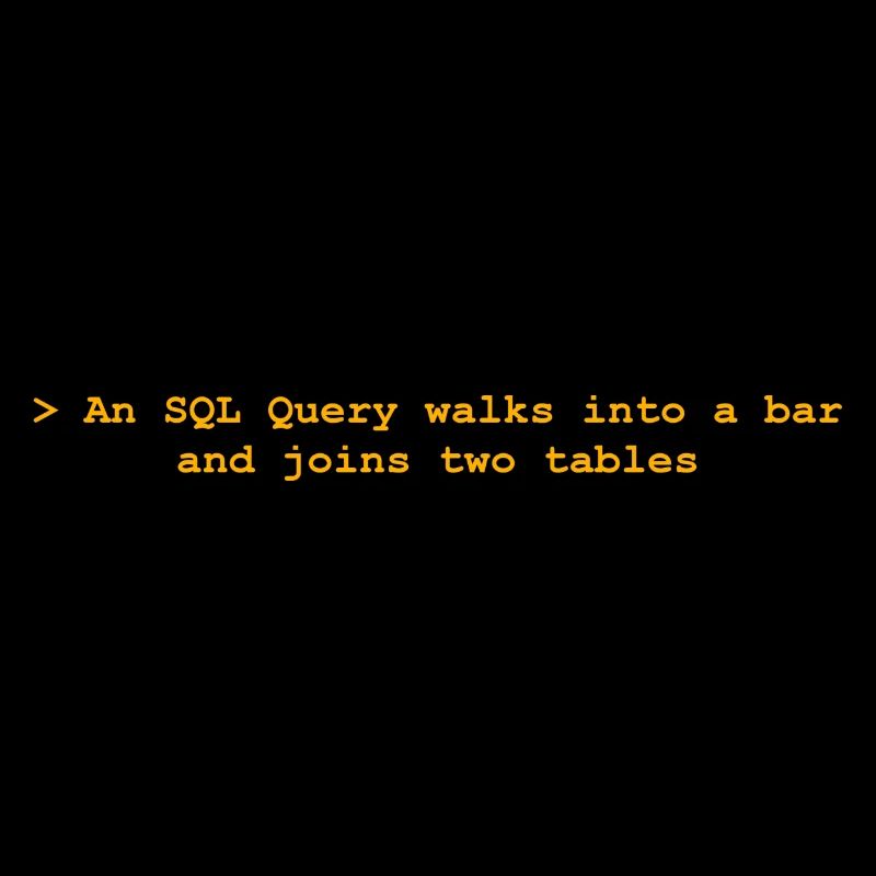 Nerd T-Shirts for SQL Experts