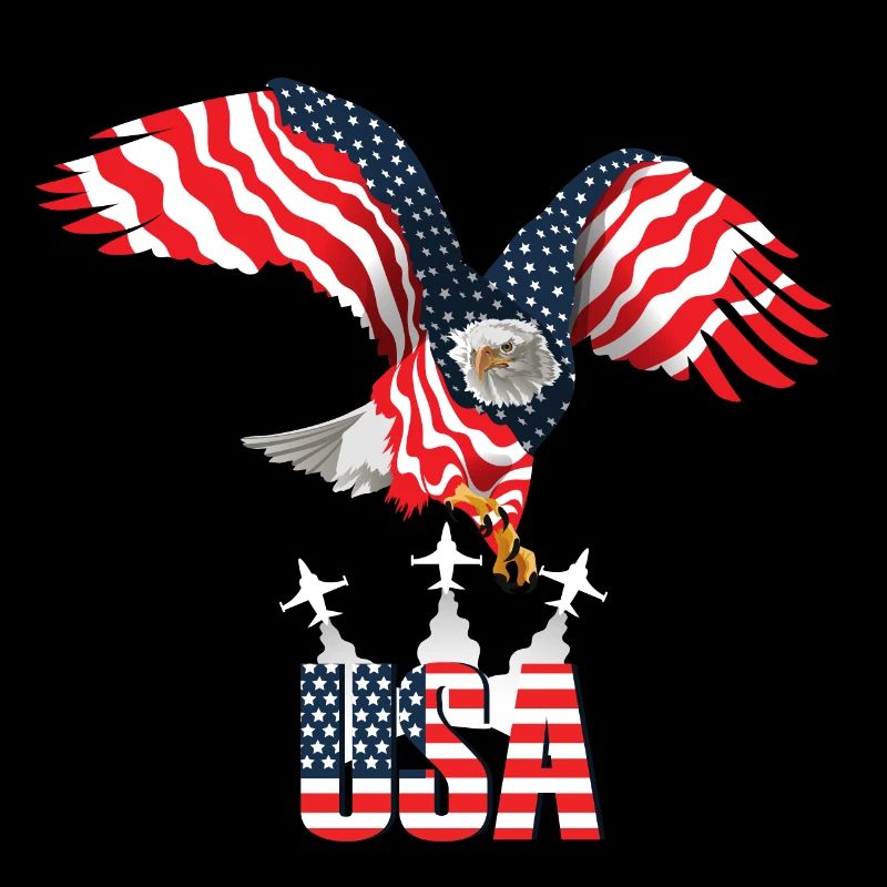 Drapeau de l'aigle américain