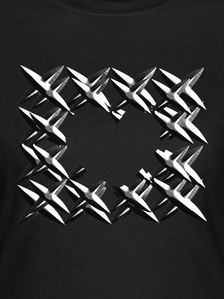 pattern cross net grey