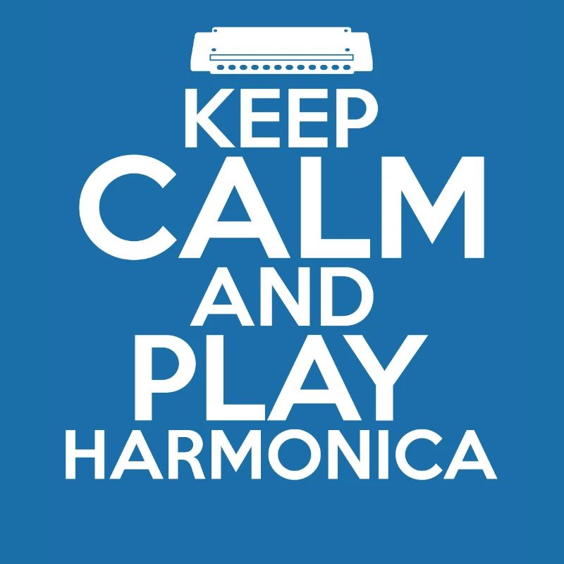 Keep Calm And Play Harmonica Harmonica