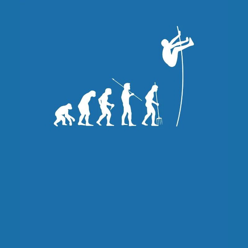 Evolution pole vault t-shirt gift