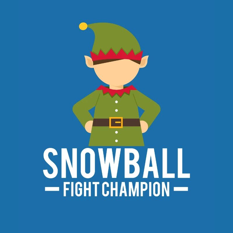 Onze Lutins de Noël bataille de boules de neige