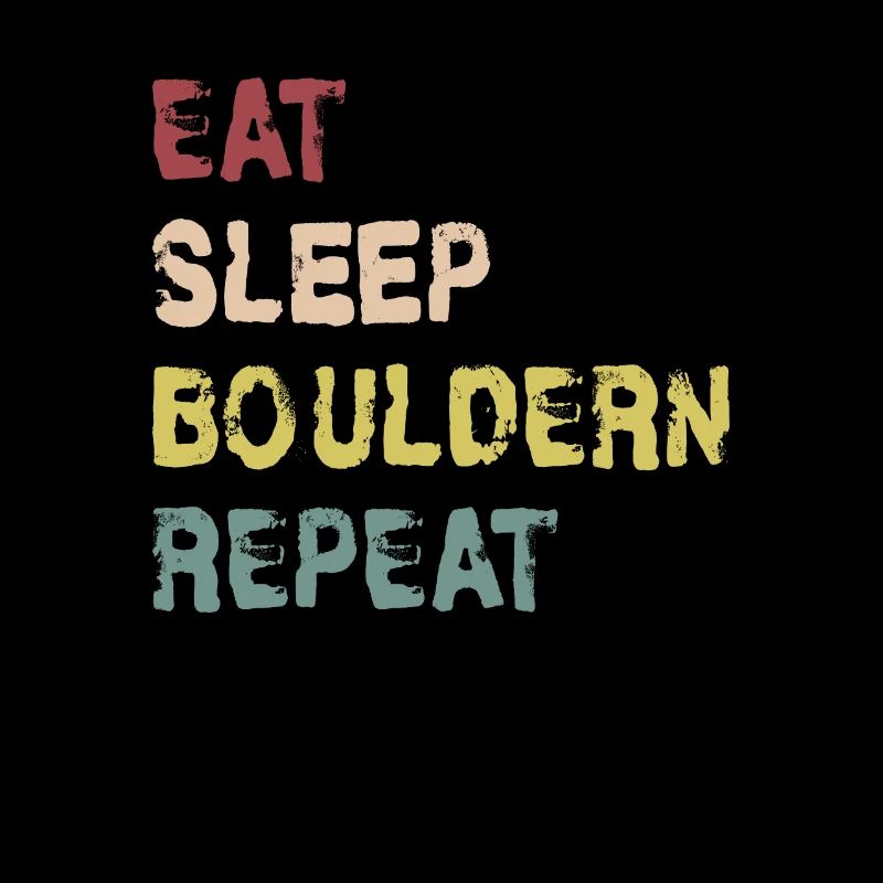 Eat Sleep Bouldering Repeat Design Gift Idea