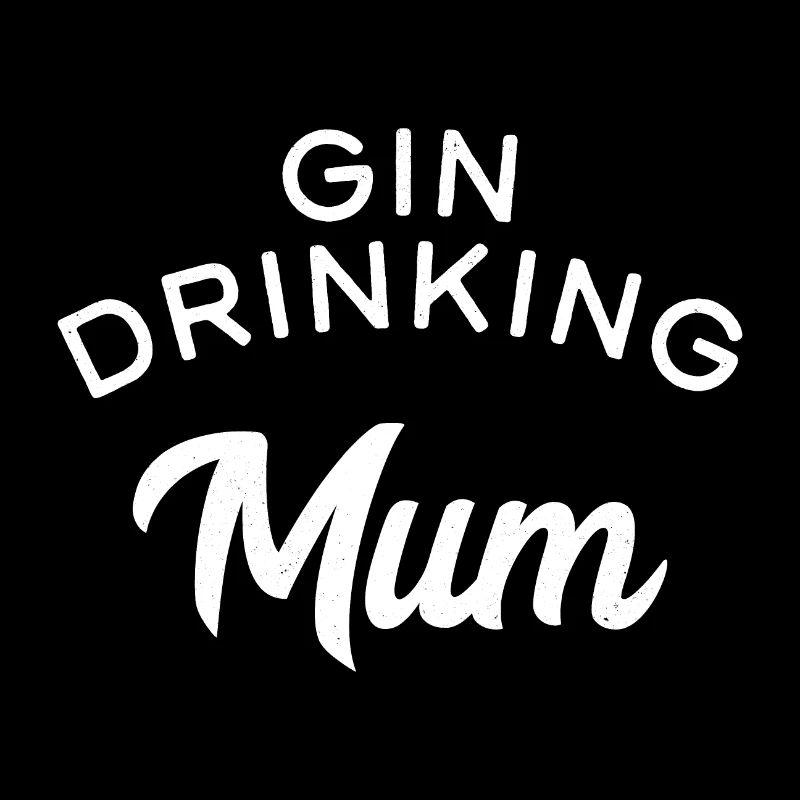Gin trinkende Mama