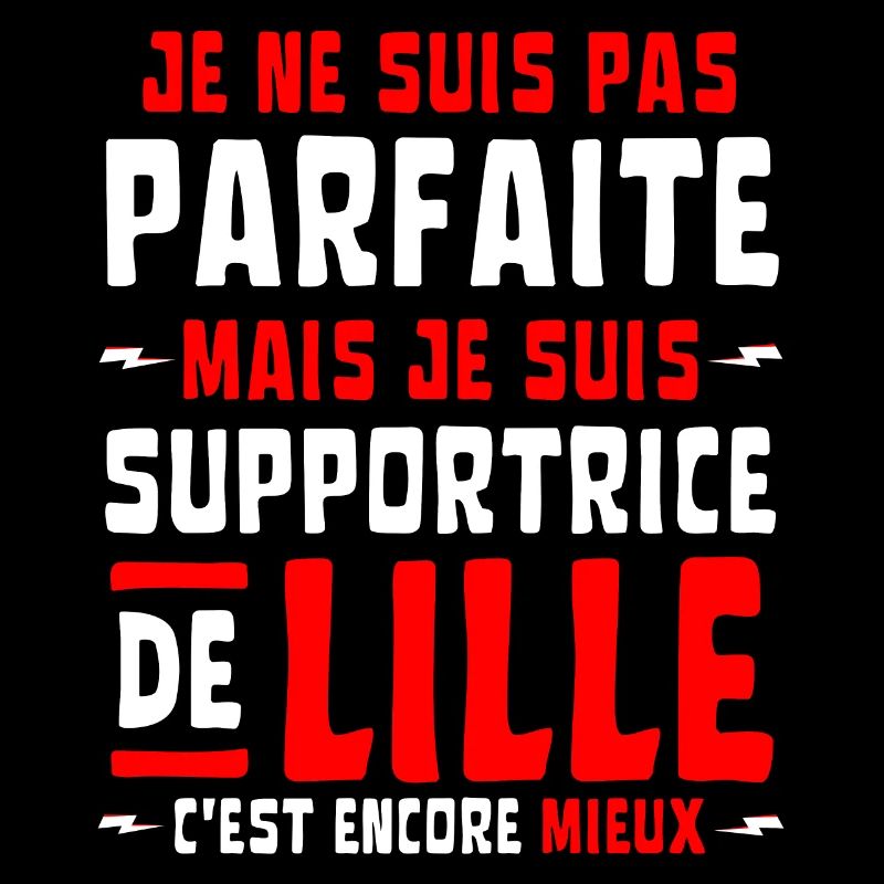 Femme Supportrice Lille Pas Parfaite
