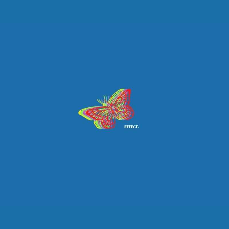 butterfly effect design no background