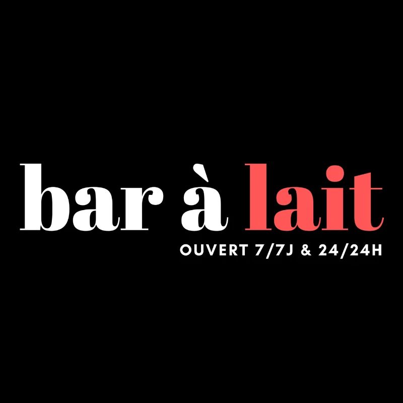 Bar à lait - Blanc