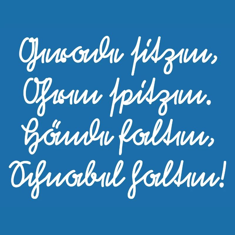 Class rules for the school in German script