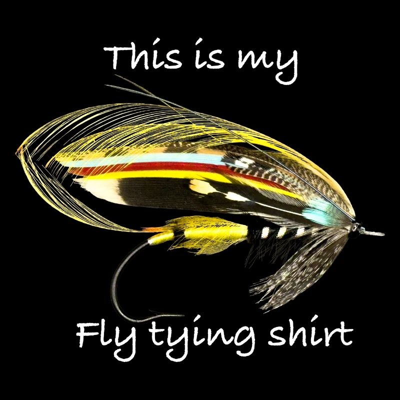 This is my fly tying shirt Jock Scott