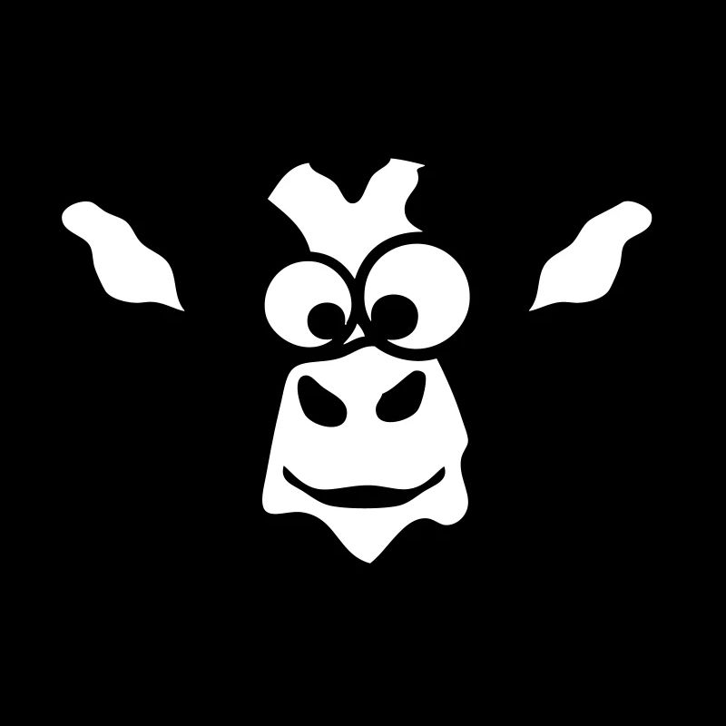 vache animaux rigolo 2 face cartoon