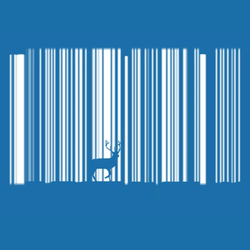 Barcode deer forest