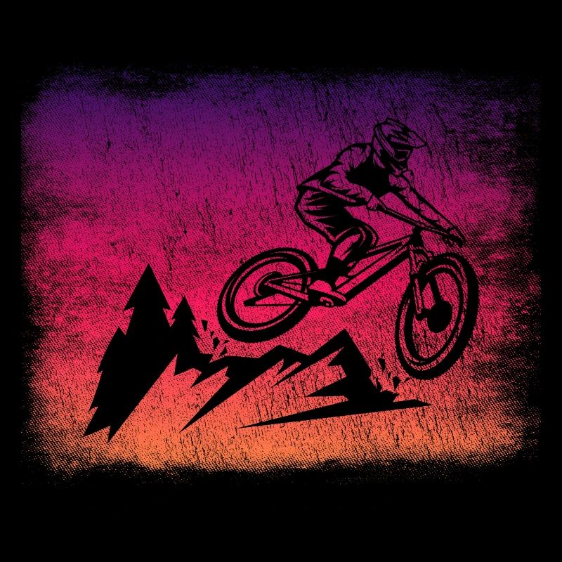 Downhill VTT simple trail