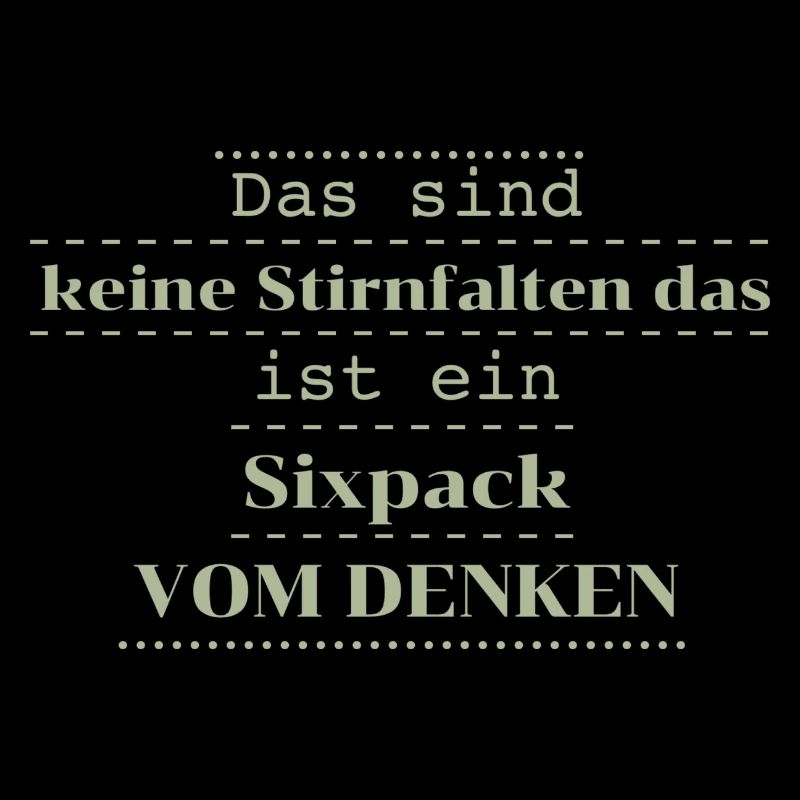 witziger spruch sixpack