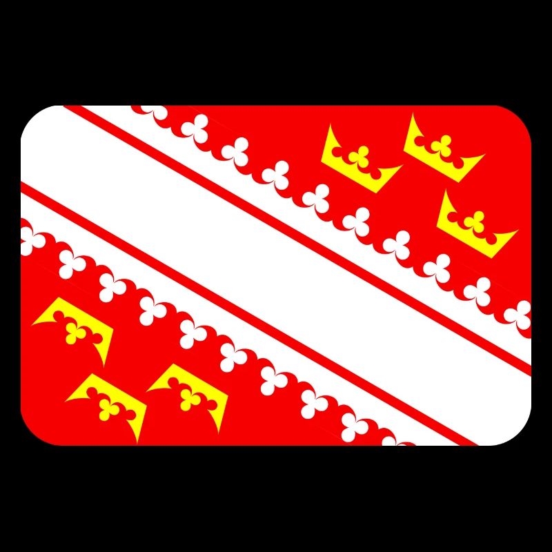 ALSACE FLAG round corner 400 dpi