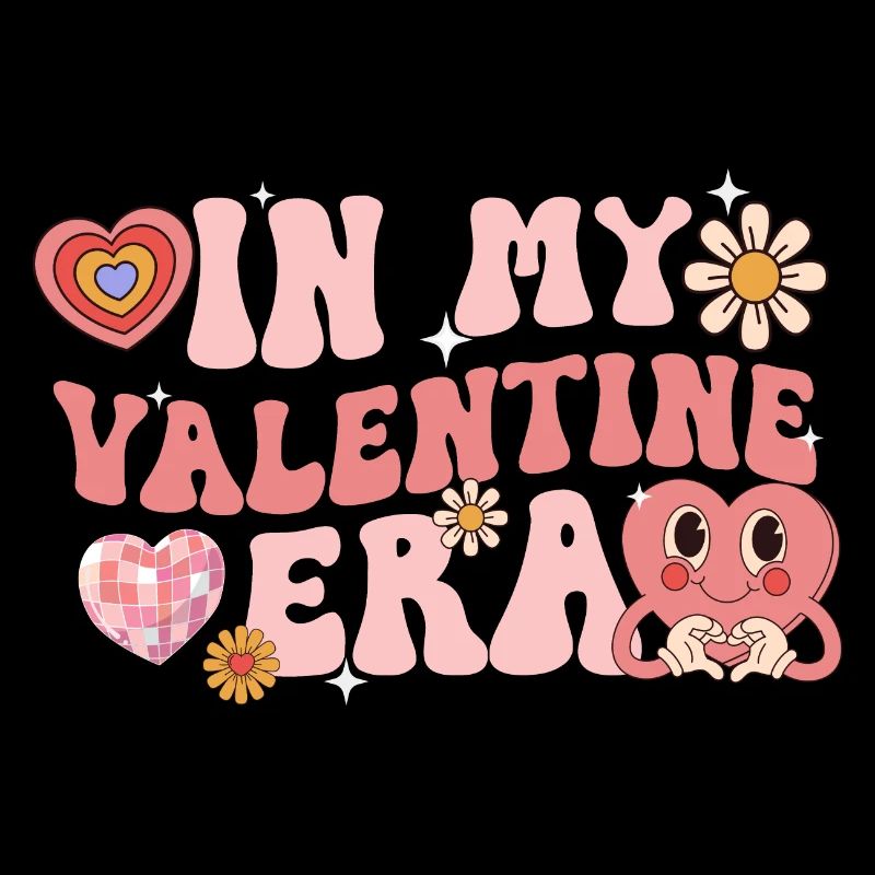 À l’époque de la Saint-Valentin - Amour rétro mignon