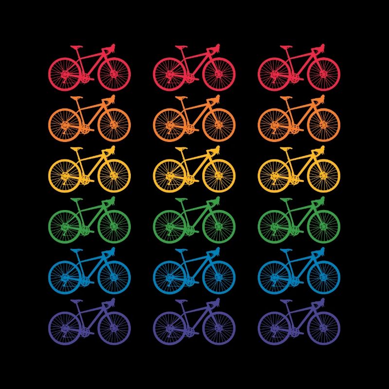 Cycling LGBT Pride Bicycle Rainbow LGBTQ Gift