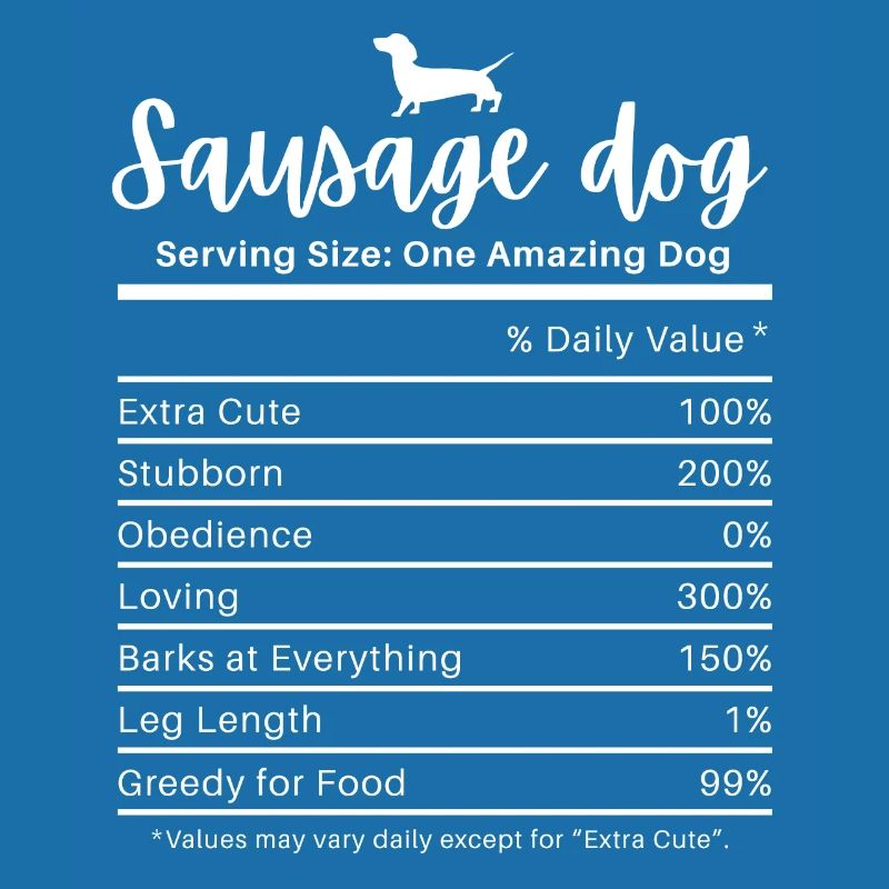 Wurst Hunde Nährwerte Hartnäckiger Dackel