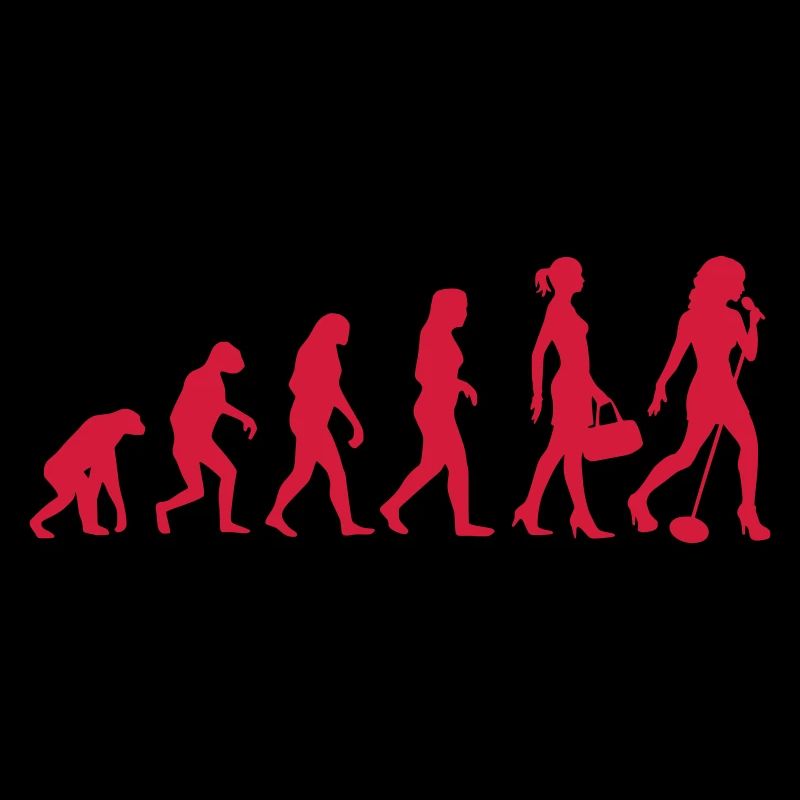 Évolution de la chanteuse de rock