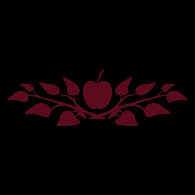 pomme avec des branches