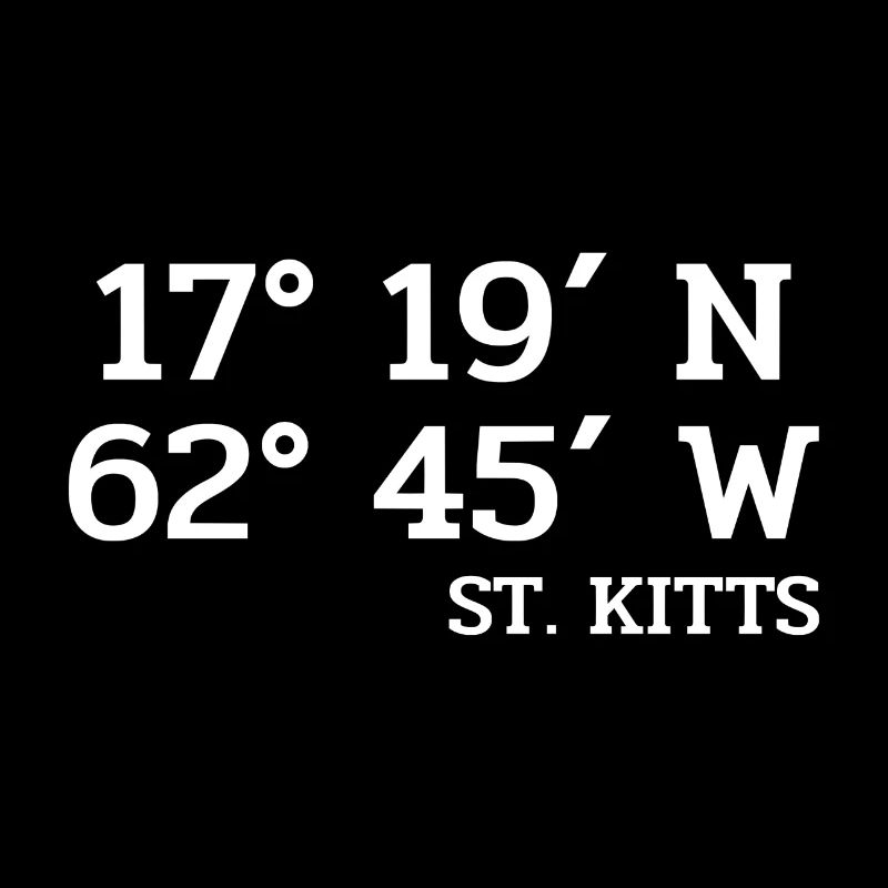 Saint Kitts Coordinates - Coordinates - Caribbean