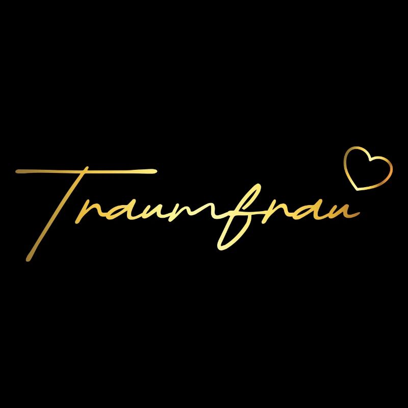 Traumfrau Geschenk in gold