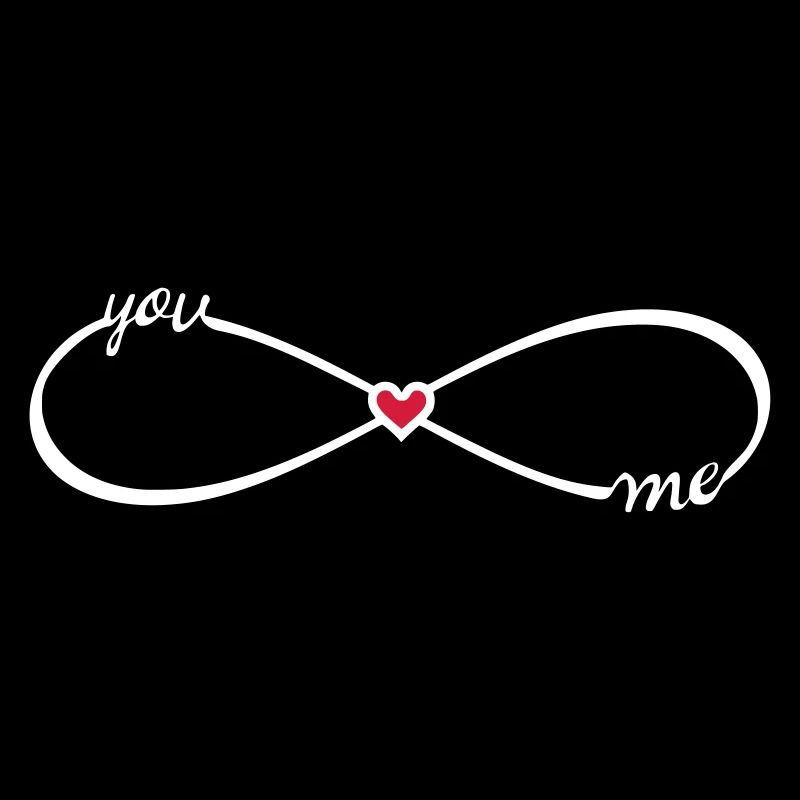 Infinity symbol you & me Infinity BFF