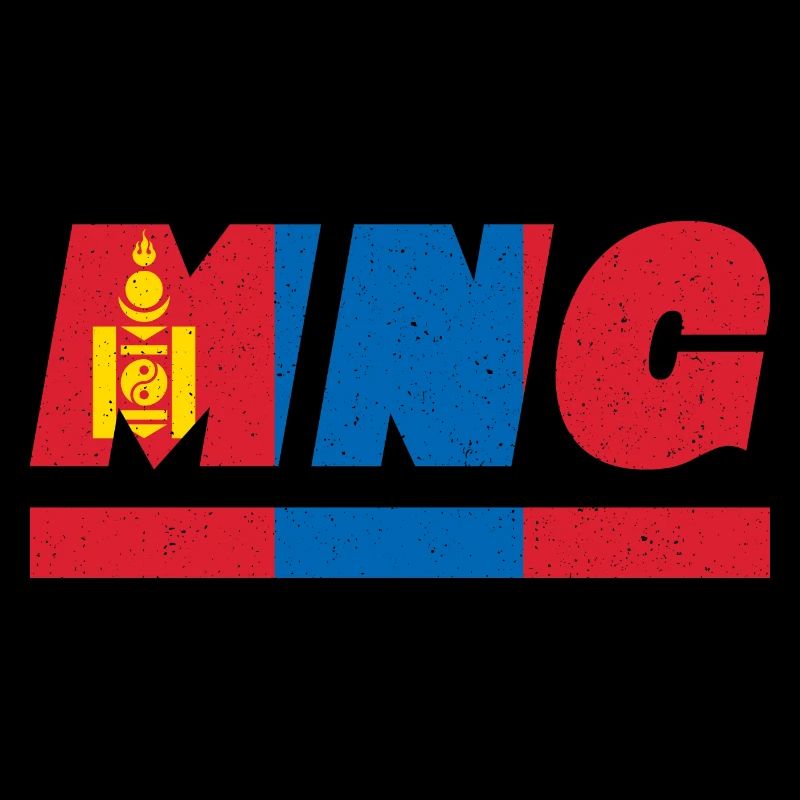 Drapeau mongol drapeau MNG