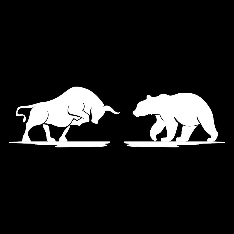 Bull vs. bear white