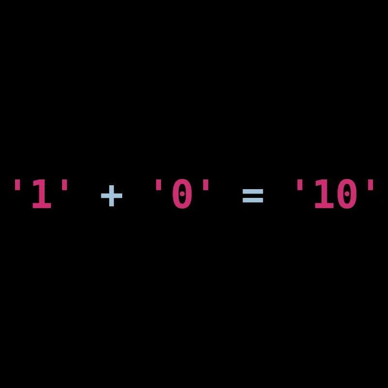 Code Python | 1 plus 0 fait 10 | chaînes de programmation