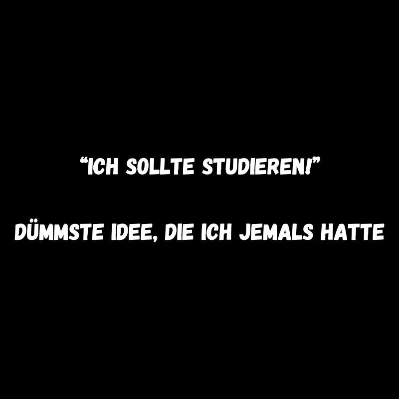 Ich sollte studieren...