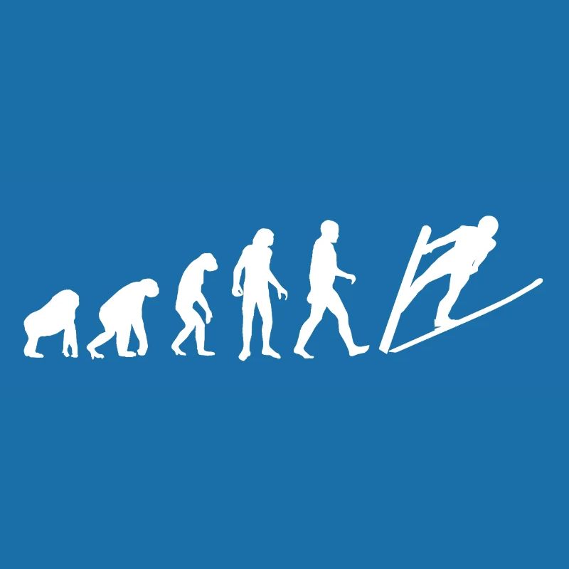 Schansspringen Evolution Schansspringer Wintersport