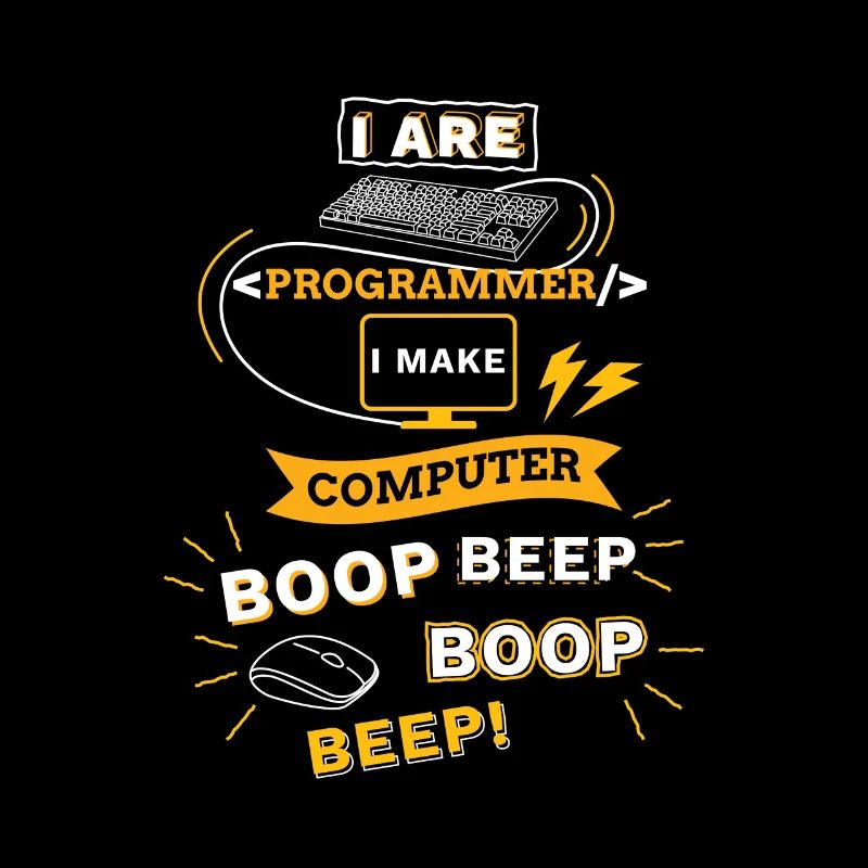 Programmer Tshirt Gift Funny Boop Beep