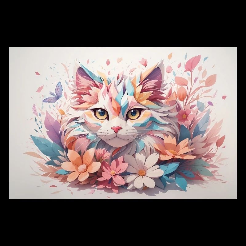Blütenkatze